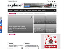 Tablet Screenshot of exploremag.ro